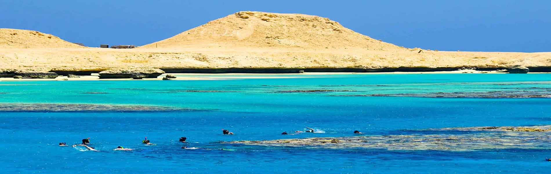 Giftun insel Hurghada mit dem Boot